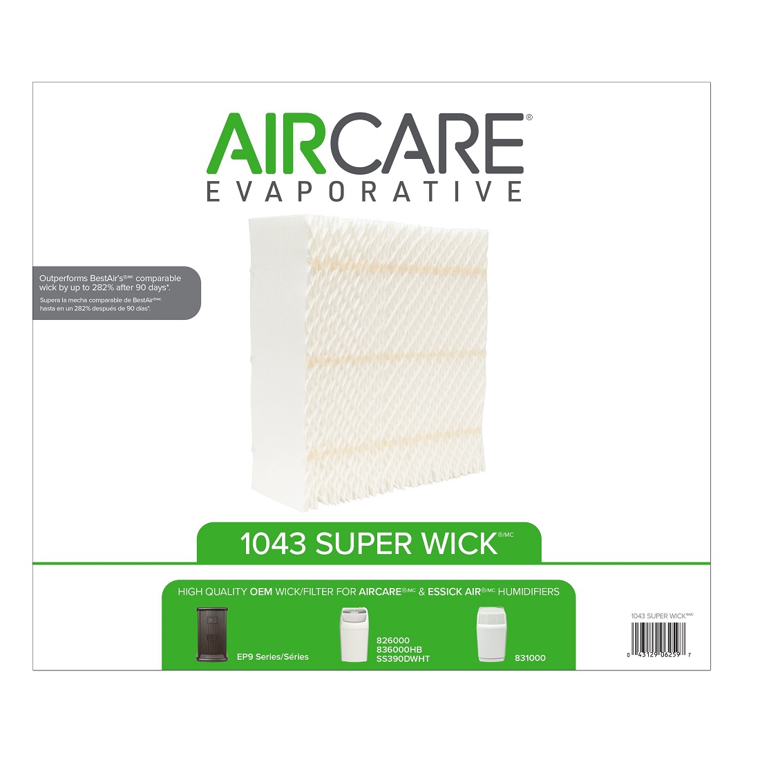AIRCARE Humidifier Replacement Wick1043 The Home Depot